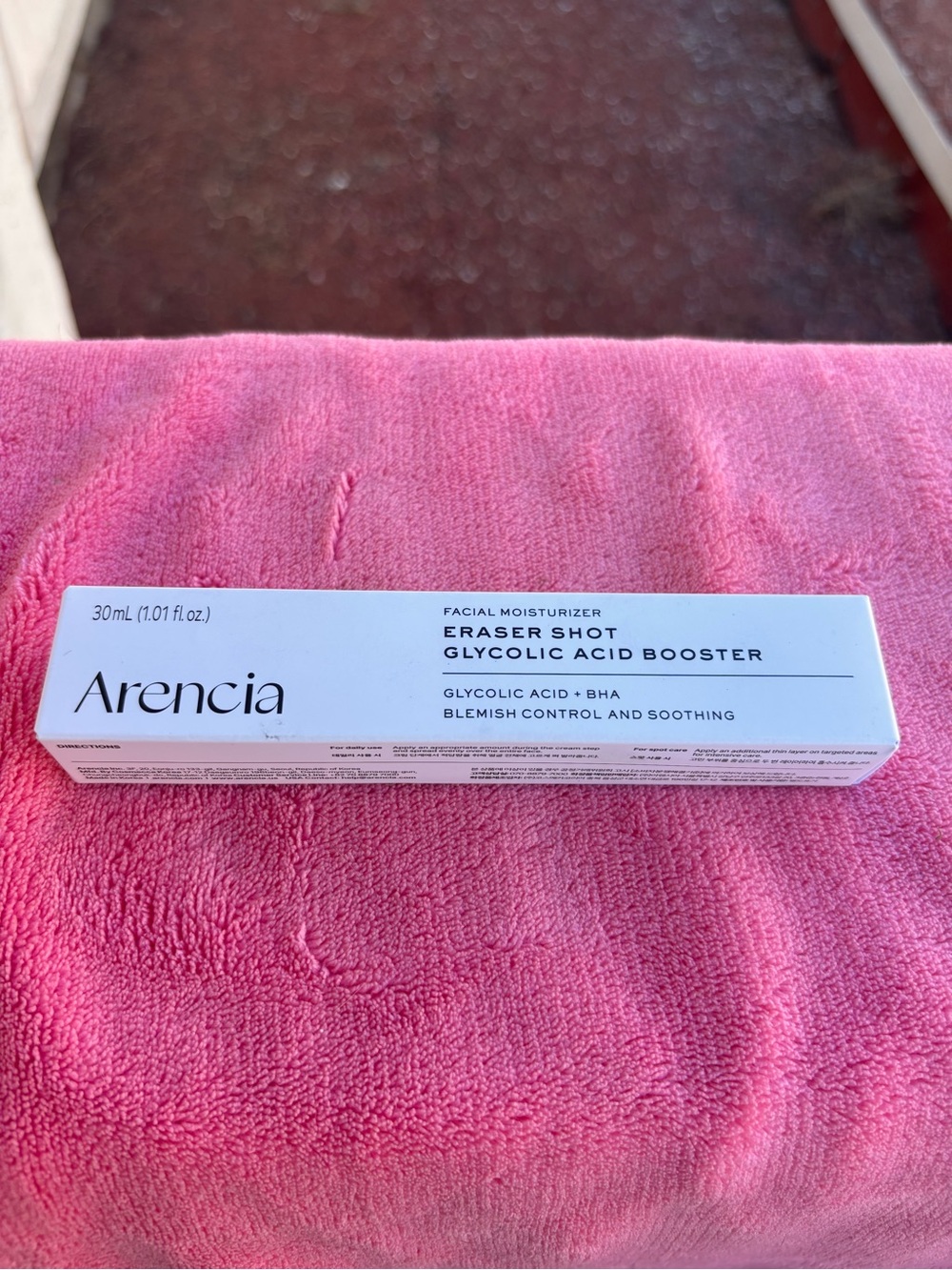 Arencia Eraser Shot Glycolic Acid Booster 30ml Korean Skincare New